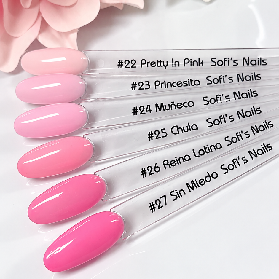 Sofi’s Nails Gel Polish – PINK ATTITUDE Collection💕