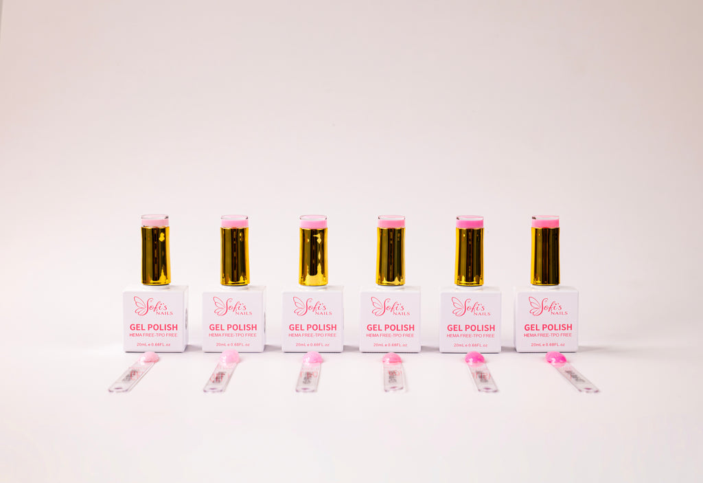 Sofi’s Nails Gel Polish – PINK ATTITUDE Collection💕