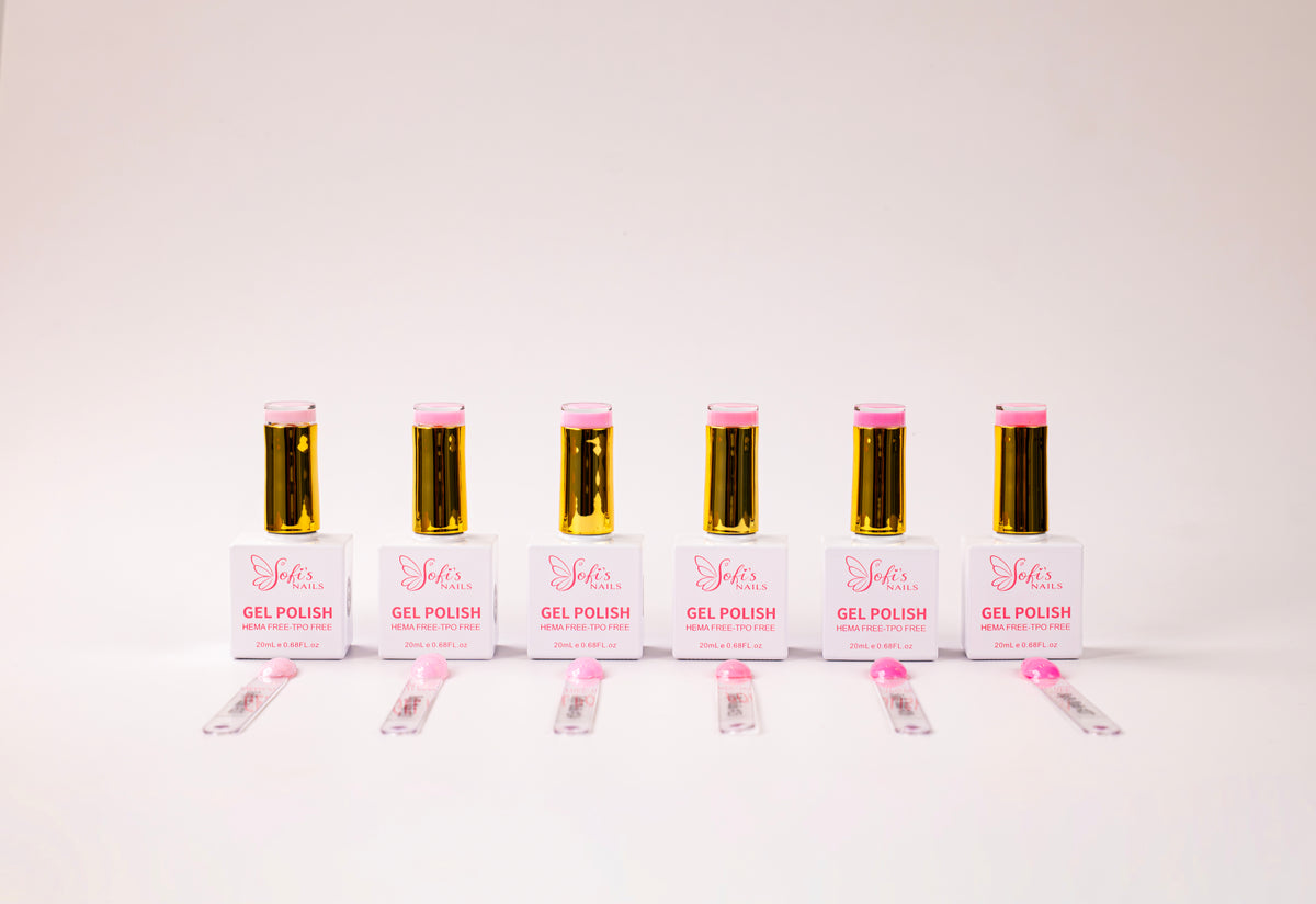 Sofi’s Nails Gel Polish – PINK ATTITUDE Collection💕